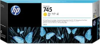 HP 745 300-ml Yellow Ink Cartridge [F9K02A]