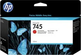 HP 745 130-ml Red Chromatic Ink Cartridge [F9K00A]