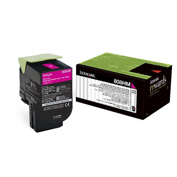 808HM Magenta High Yield Toner Cartridge 3K [80C8HM0]
