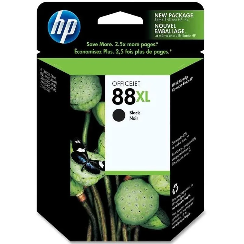 HP 88 Large Black Ink Cartridge [C9396A]