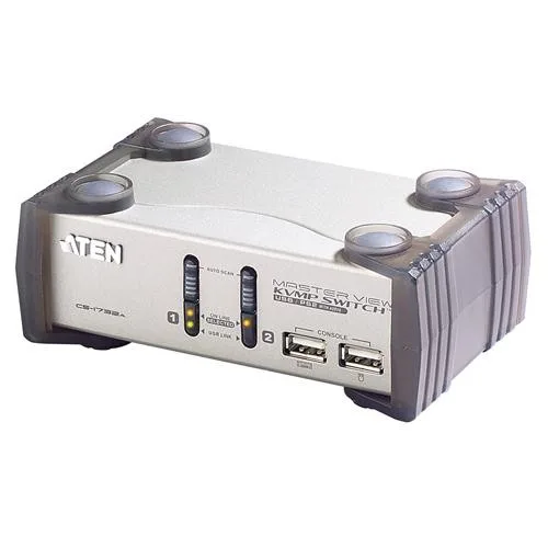 ATEN KVM Switches Master View (Desktop KVM) PS/2 &amp; USB KVMP [CS1732AC]