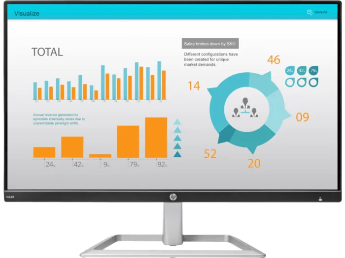 Monitor N240 23.8 Inch [Y6P10AA]
