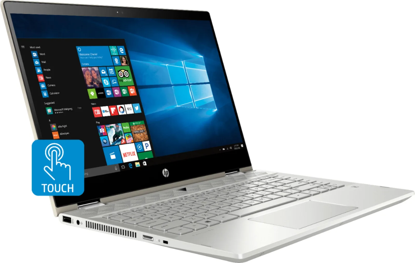 PAVILION X360 CONVERTIBLE 14-CD1026TX (i7-8565U, 8GB, WIN-10) - 5HV77PA