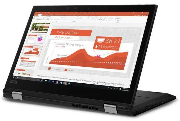 THINKPAD L390-I7 YOGA (I7-8656U, 8GB, 512GB SSD, TOUCH Screen) - 20NTA001ID BLACK