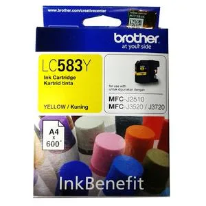 BROTHER Yellow Ink Cartridge (LC-583 Y)