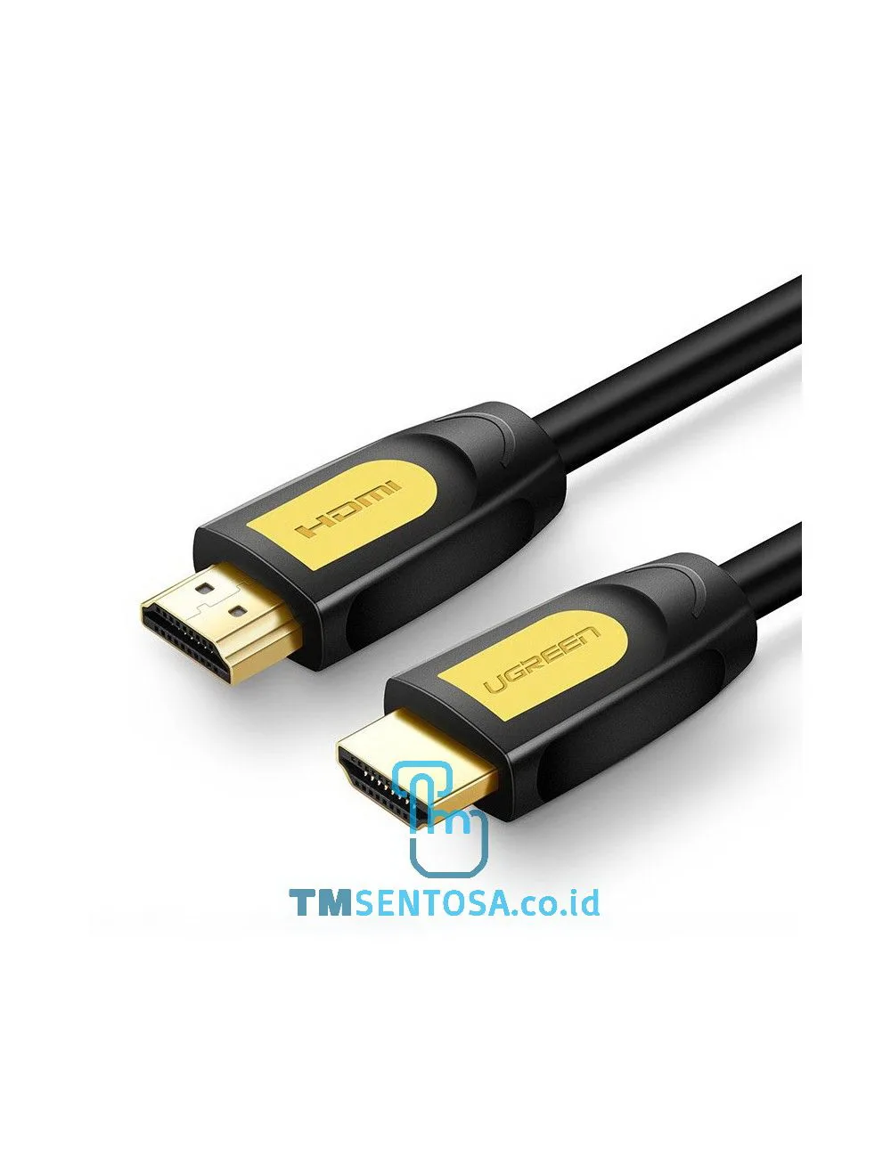 HDMI Round Cable 1,5m Yellow Black - 10128