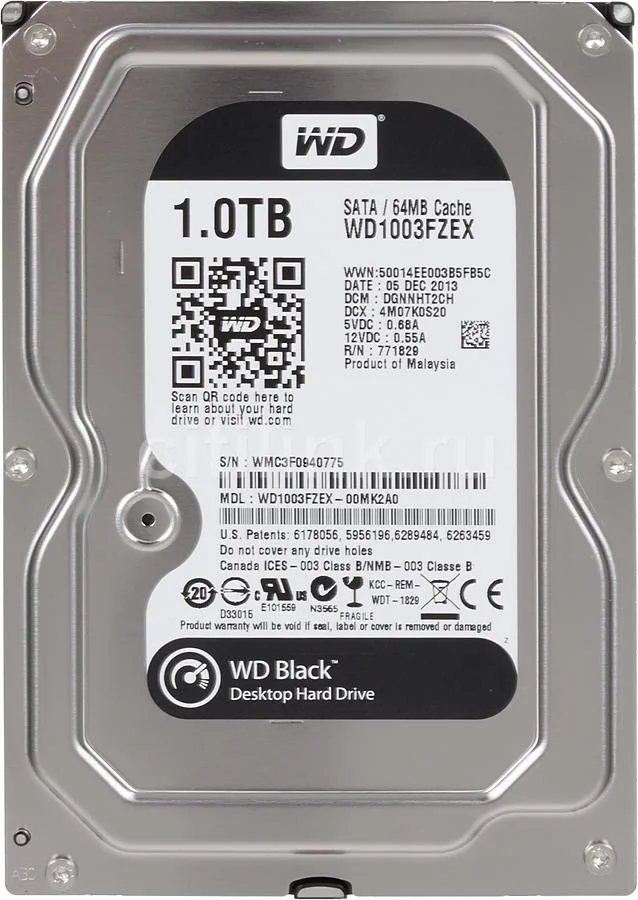WD Caviar Black 1TB [WD1003FZEX]