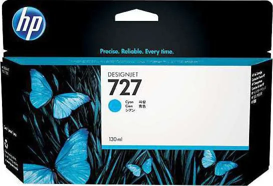 HP 727 130-ml Cyan Ink Cartridge [B3P19A]