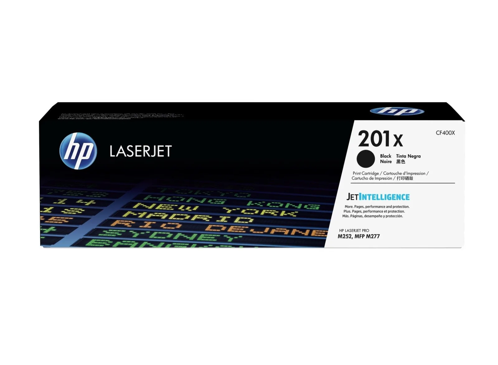 HP 201X (CF400X) Toner Cartridge, Black High Yield