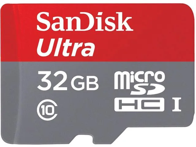 SANDISK MicroSD Ultra 32GB 80MB/s C10 Adapter [SDSQUNC-032G-GN6MA]