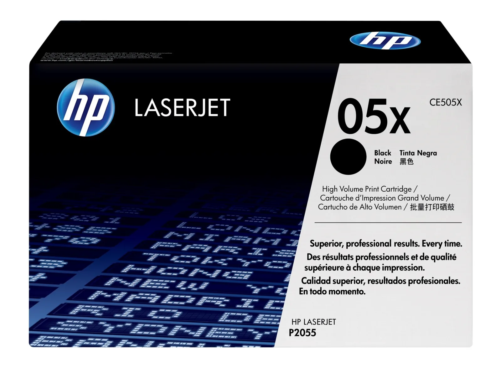 HP 05X (CE505X) Black High Yield Original LaserJet Toner Cartridge