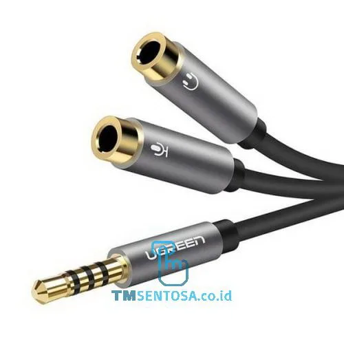 3.5mm Male to 3.5mm Female Duo Alloy BK AV141 - 30619