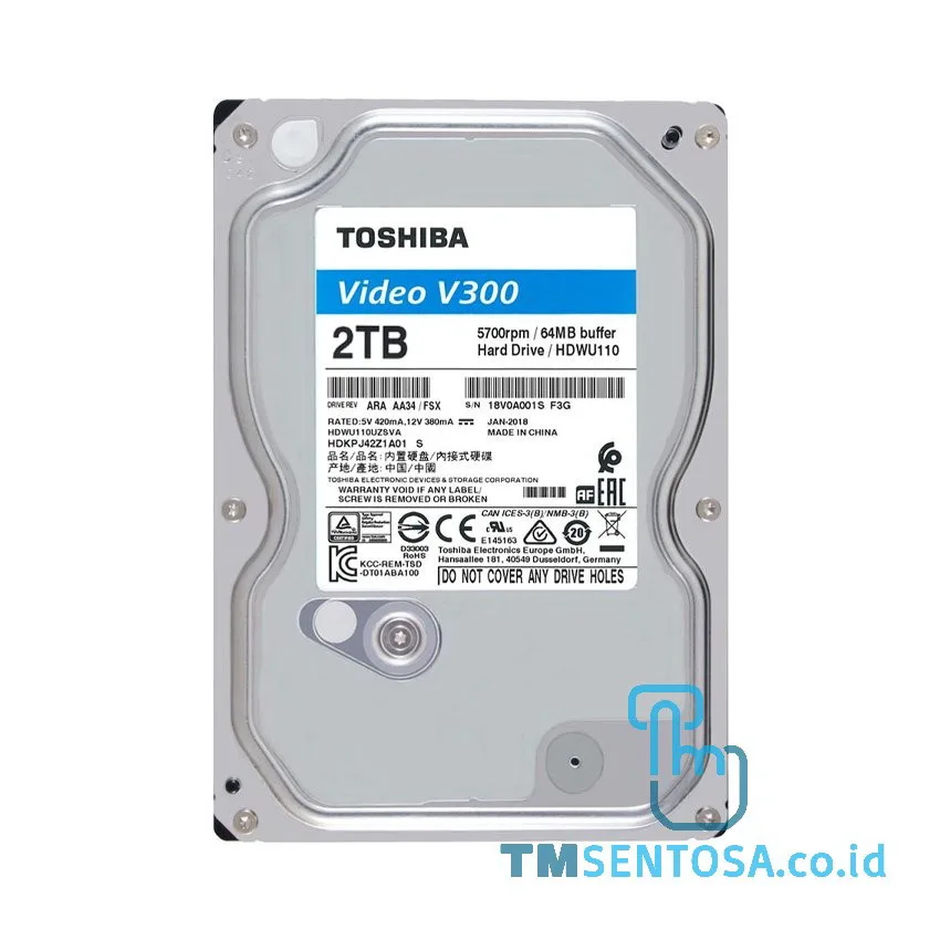 Video Streaming Hard drive 2TB V300 [HDWU120UZSVA]