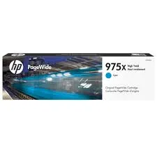 HP 975X Cyan Original PageWide Cartridge [L0S00AA]