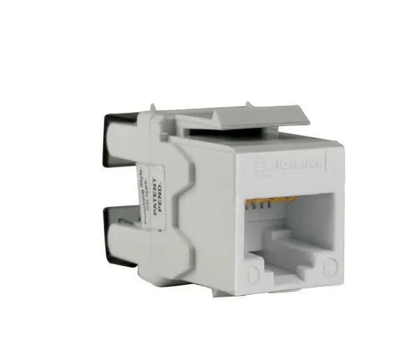 SCHNEIDER ELECTRIC Cat. 6 Keystone Modular Jack [DC6KYSTUWT] - White
