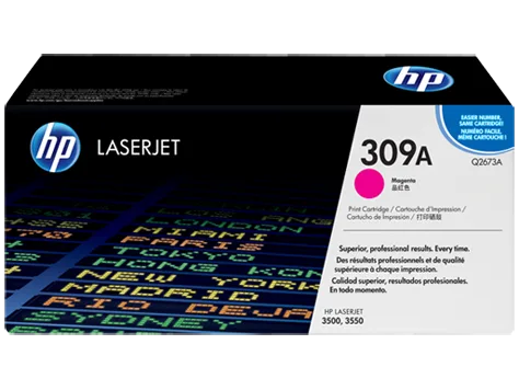 HP 309A Magenta Original LaserJet Toner Cartridge(Q2673A)