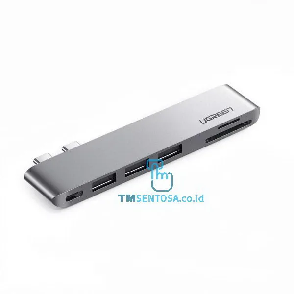 Dual USB-C USB3.0+TF/SD+ USB-C Female Converter - 60560