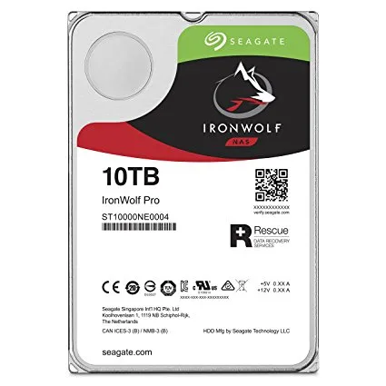 IRONWOLF PRO + Rescue ST10000NE0004