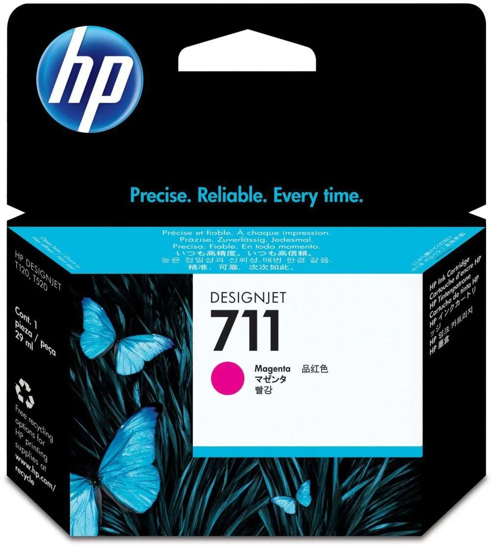 HP 711 29-ml Magenta Ink Cartridge [CZ131A]