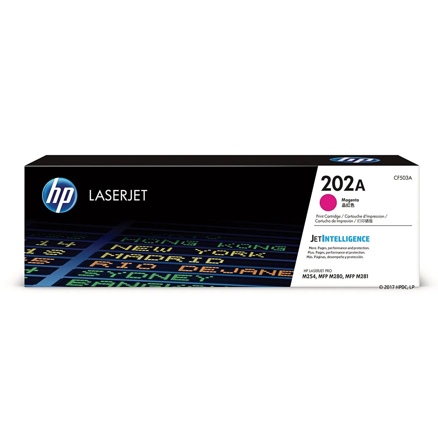 Magenta LaserJet Toner Cartridge 202A (CF503)