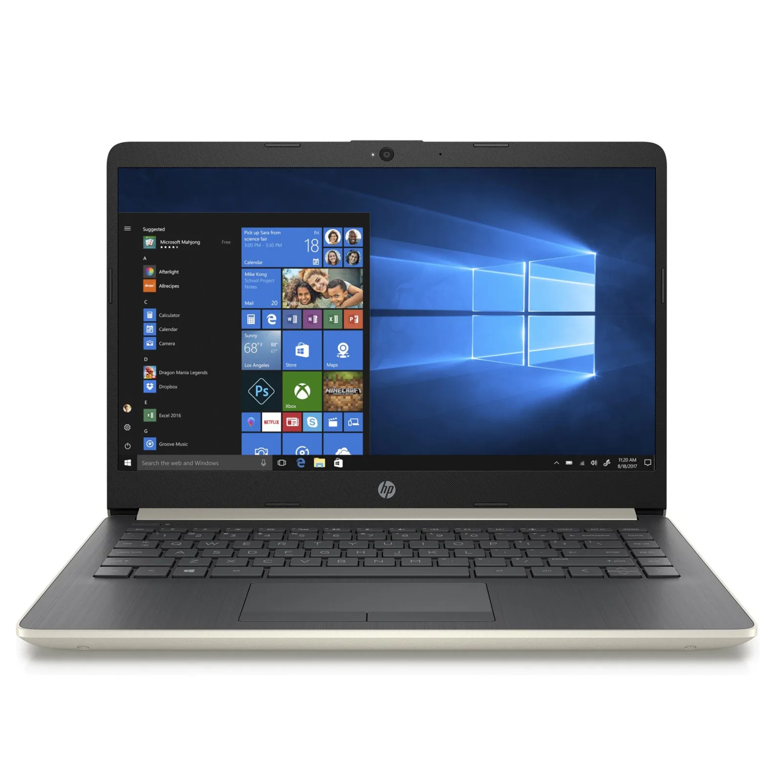 Notebook 14s-cf1015TX (Core i7-8565U, 8 GB, Windows 10 Home) - 5QG70PA