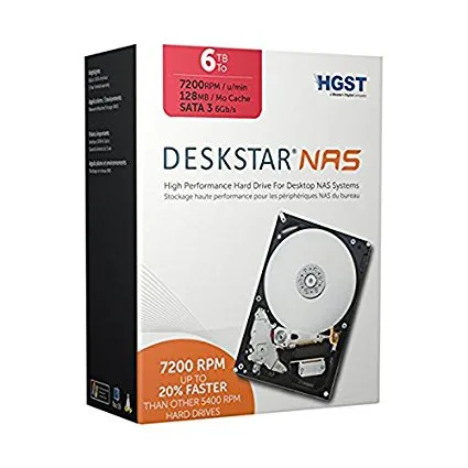 HGST 6TB DESKSTAR NAS