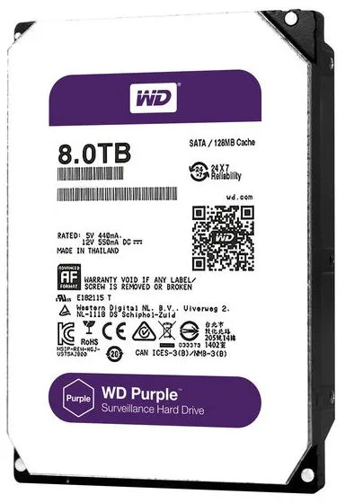 WD Purple 8TB [WD80PUZX]