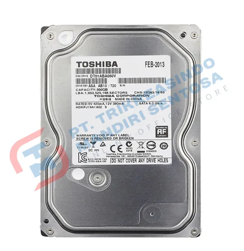 Toshiba CCTV 3.5" - 5700rpm 500GB (DT01ABA050V )