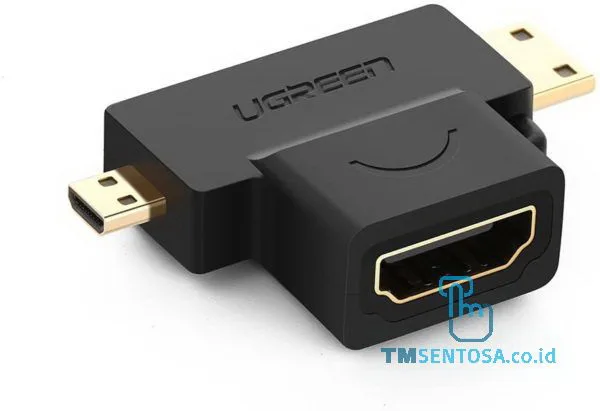 Micro HDMI + Mini HDMI Male to HDMI Female Adapter - 20144