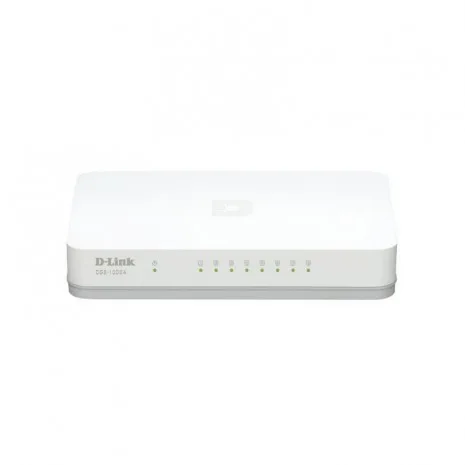 8-port 10/100/1000Mbps Unmanaged Switch (plastic) [DGS-1008A]