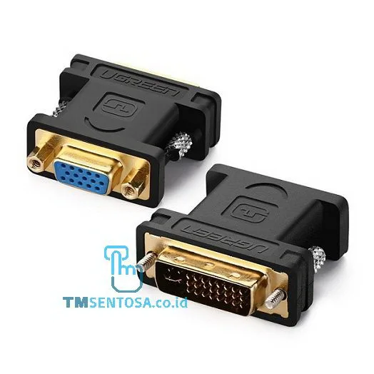 DVI (24+5) Male to VGA Female Converter Black - 20122