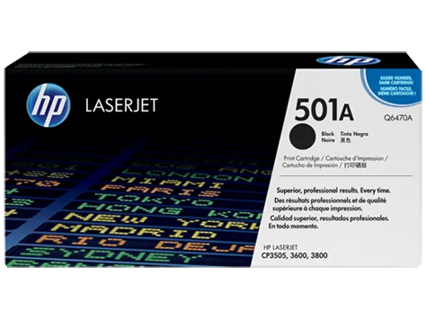 HP Black Toner 501A [Q6470A]